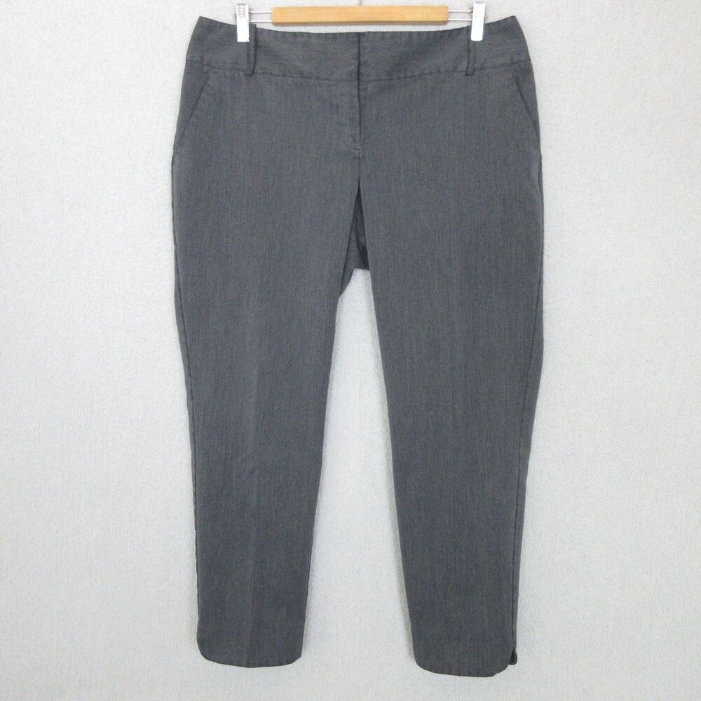 The Limited Collection Cassidy Fit Dress Pants Womens 12 Gray Stretch